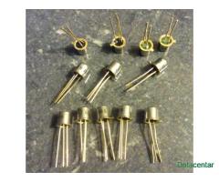 BC 109B tranzistor gold pin EI